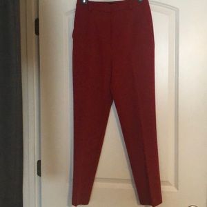 Topshop Red Pants